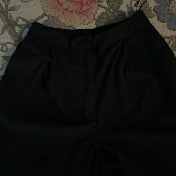 TopShop Black Parachute Pants - Picture 2 of 9